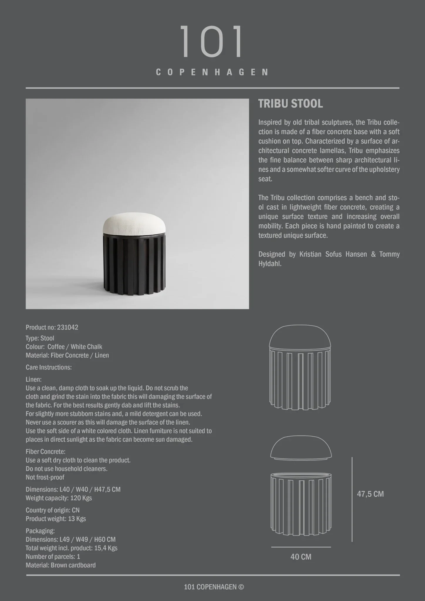 Tribu Stool - Coffee - Image 5