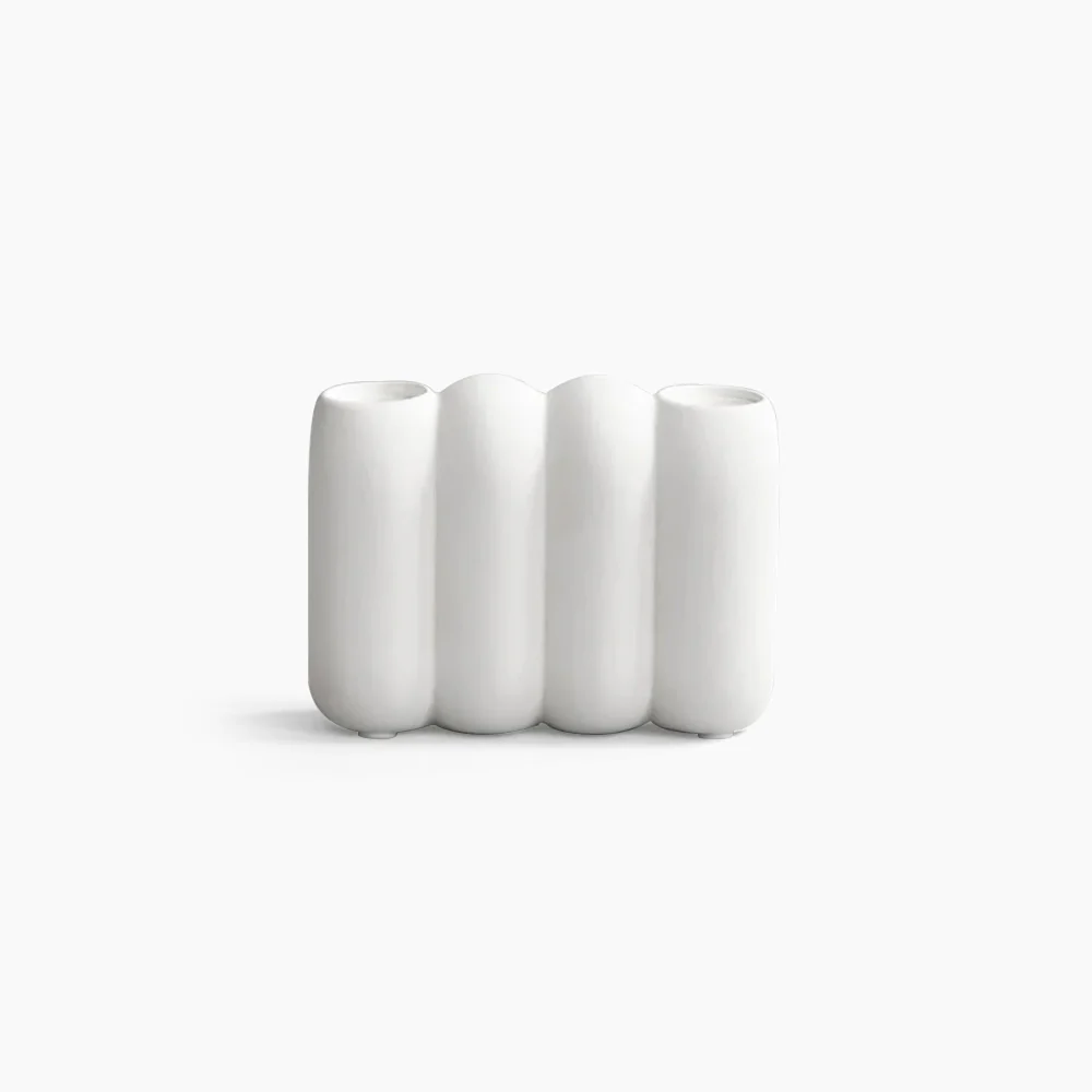 Tube Candle Holder, Mini - Coffee - Image 3