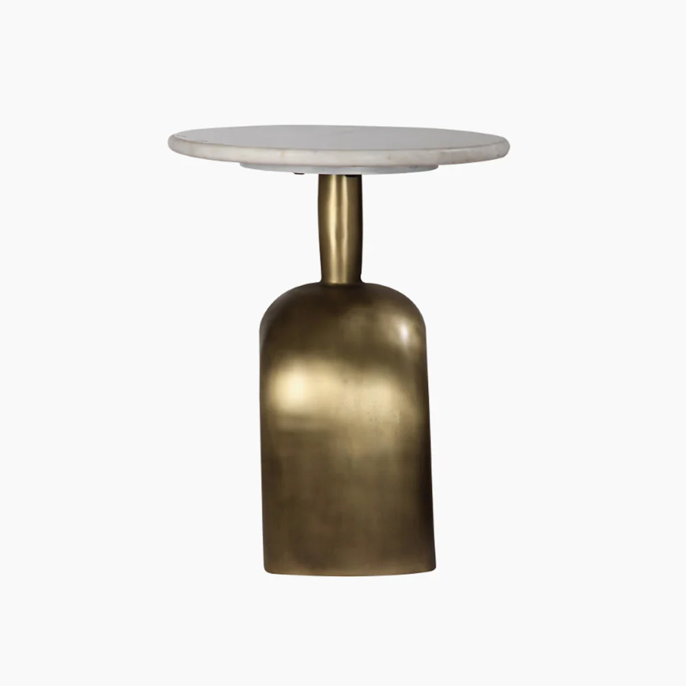 U Shaped Brass Side Table - Image 3