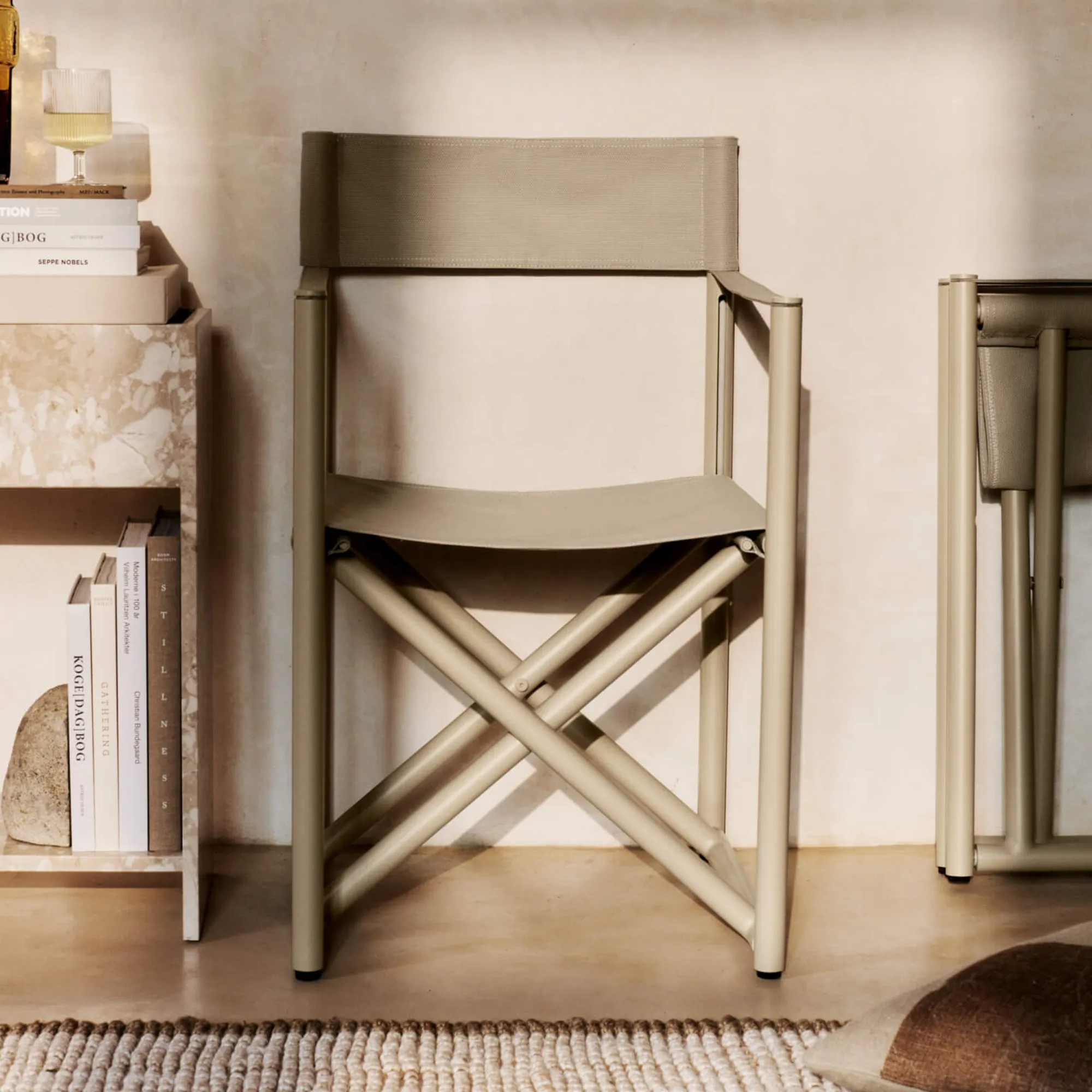 Voya Folding Chair - Cashmere - Image 3
