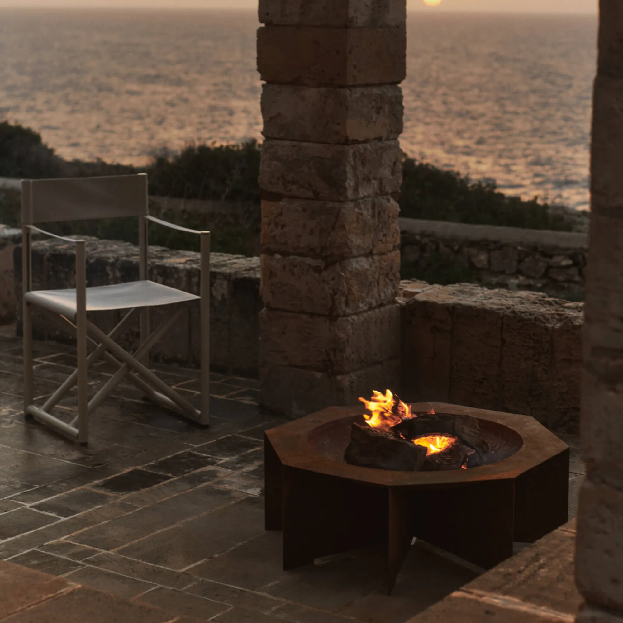 Voya Folding Chair - Cashmere - Image 4
