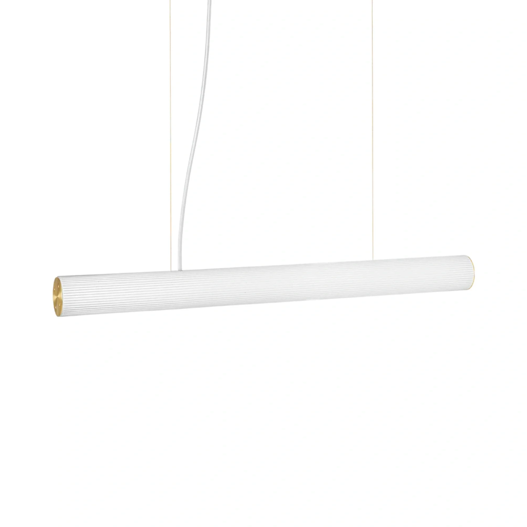 Vuelta Pendant 100 - White/Brass - Image 2