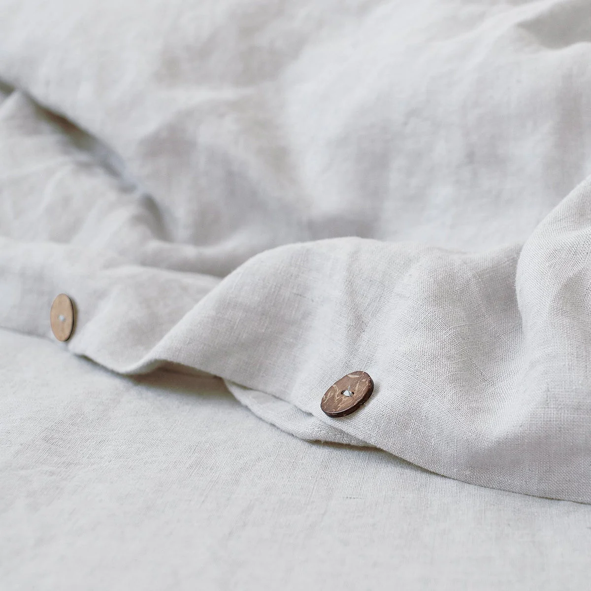 Washed Linen Duvet Cover - Image 3
