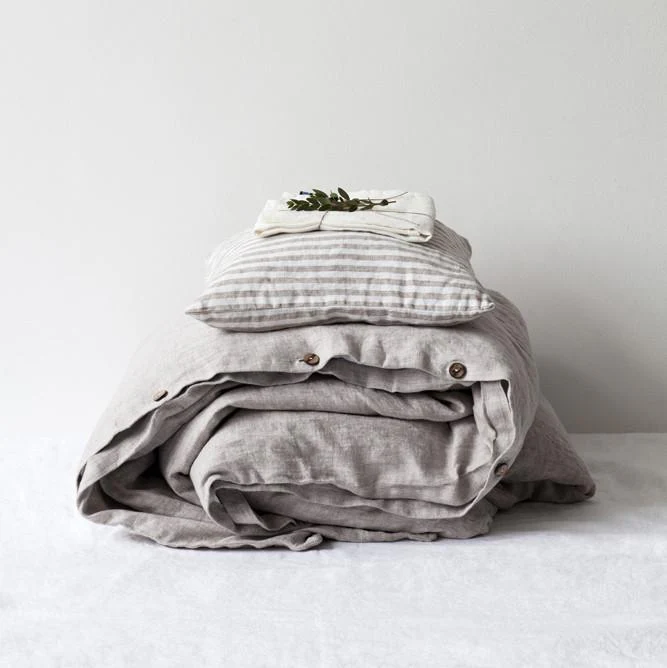 Washed Linen Duvet Cover - Image 4