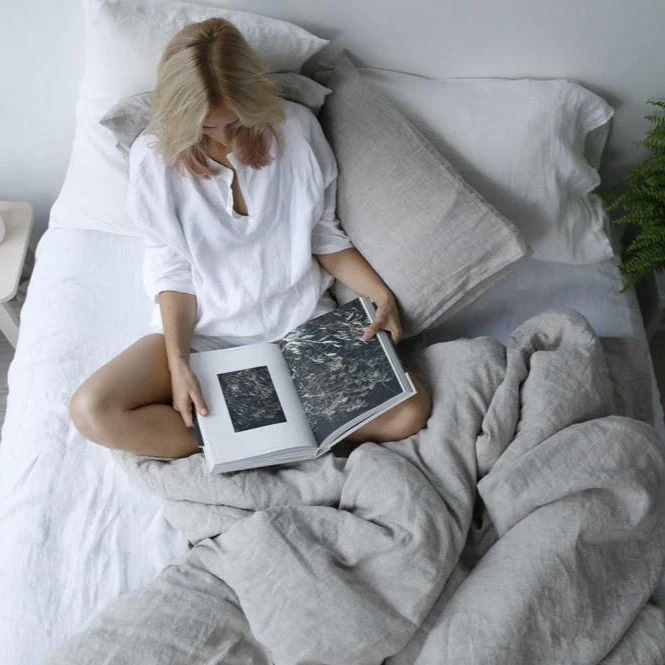 Washed Linen Duvet Cover - Image 5