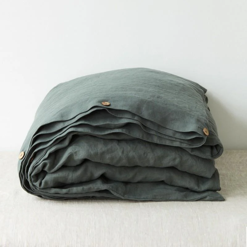 Washed Linen Duvet Cover - Image 6