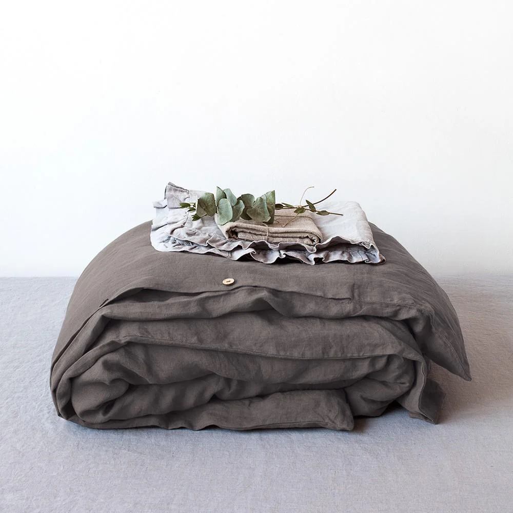 Washed Linen Duvet Cover - Image 7