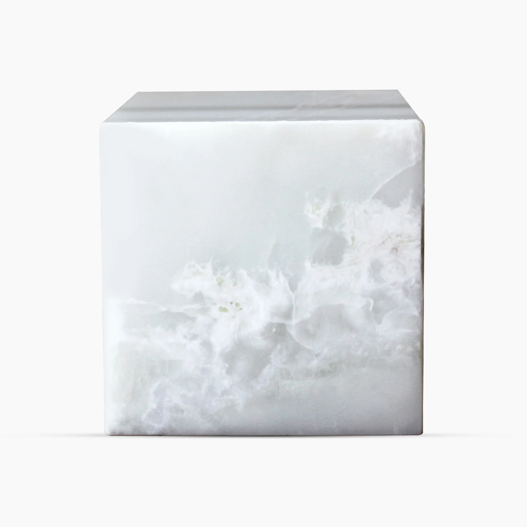 White Onyx Cubo Table - Image 5