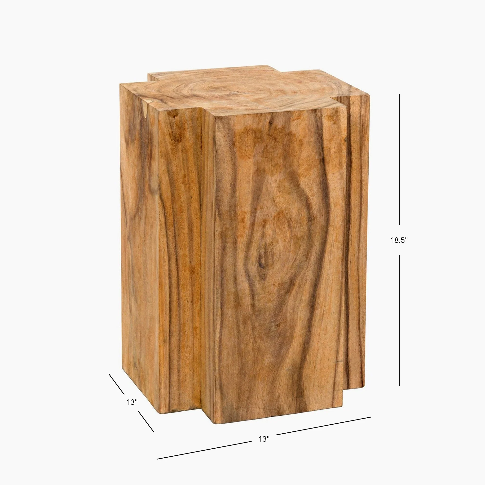 Cross Side Table, Teak - Image 4