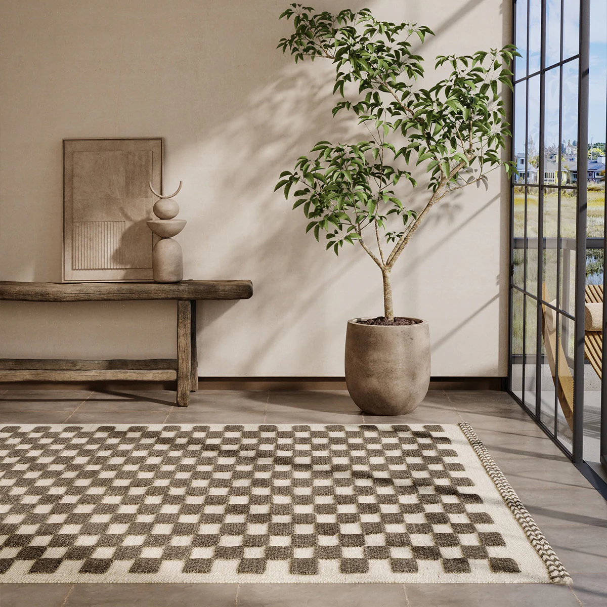 Willow-1 Charcoal Rug - Image 2