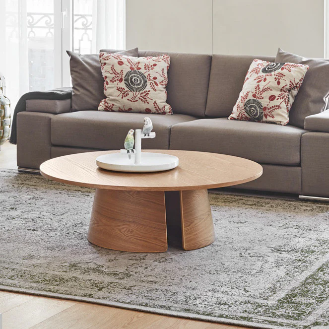 Wood Coffee Table Cep Ø110cm - Image 3