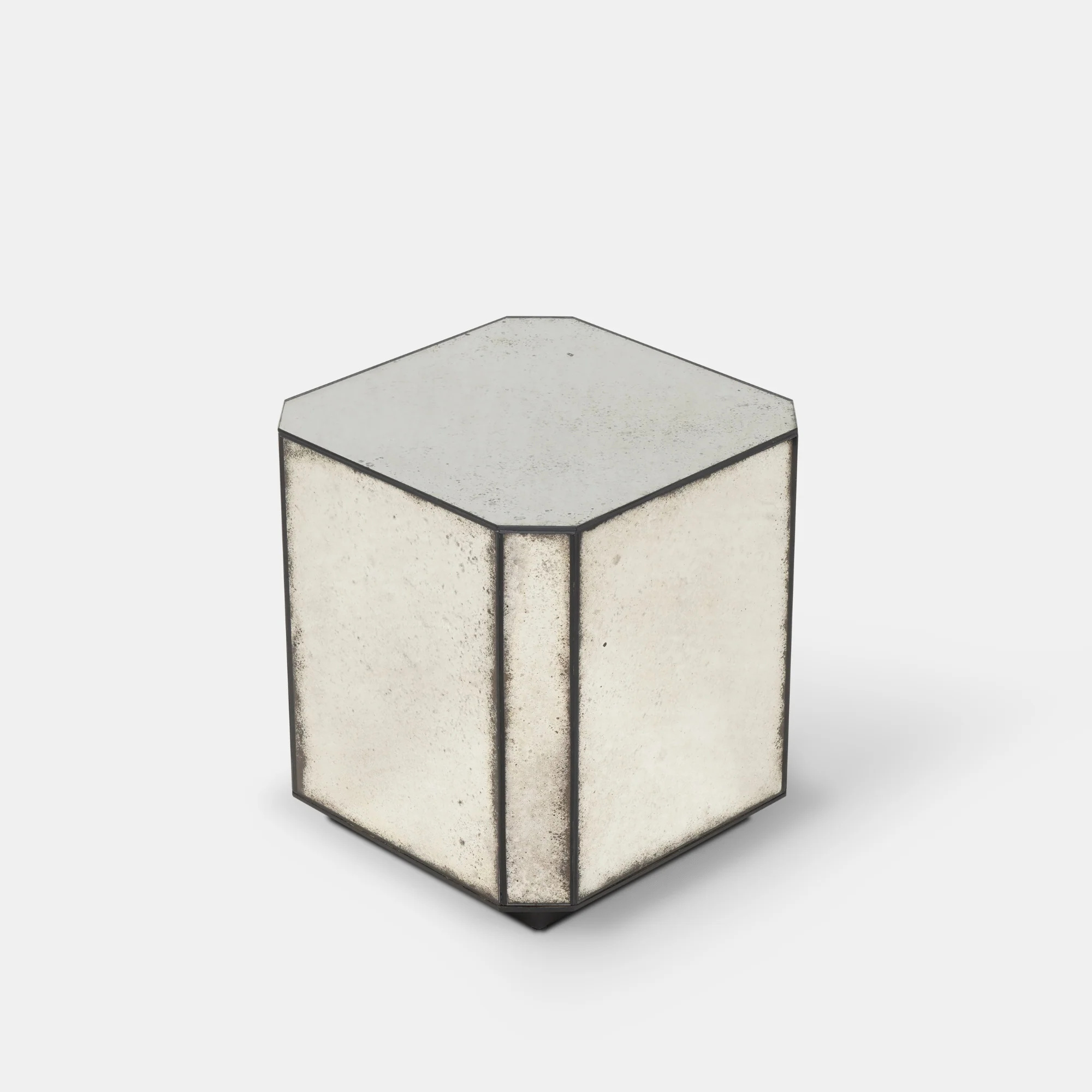 Wrenley Antique Mirror Side Table - Image 3