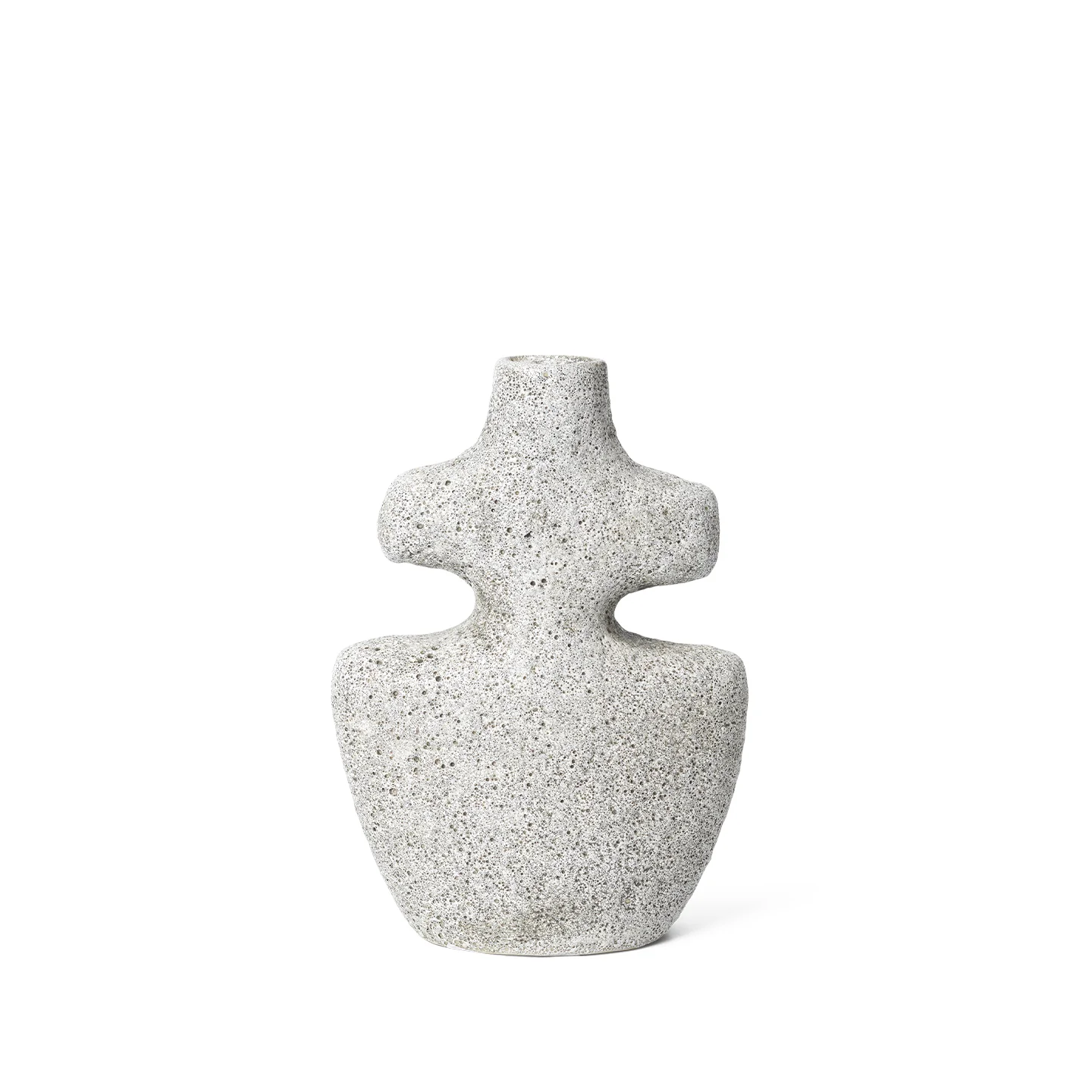 Yara Candle Holder - Medium - Grey Pumice - Image 3