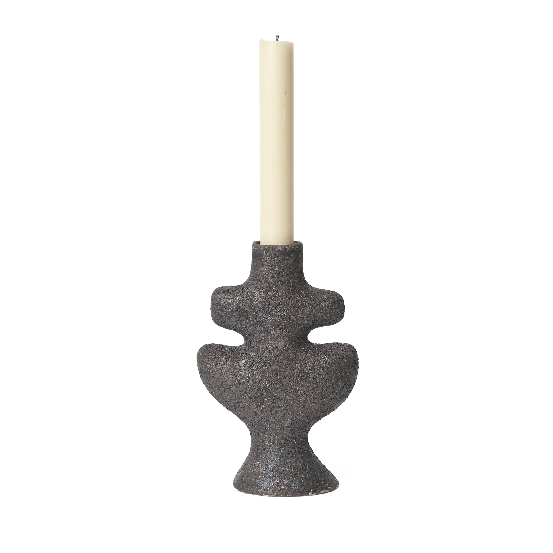 Yara Candle Holder - Small - Rustic Iron - Image 2